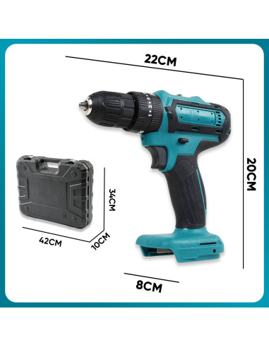 Perceuse-visseuse Double Batterie 21V...