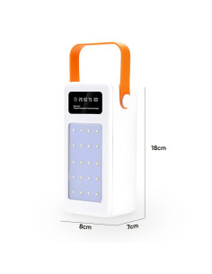 Power Bank 60000mAh avec Lumière d'Urgence, Recharge Rapide et Portable