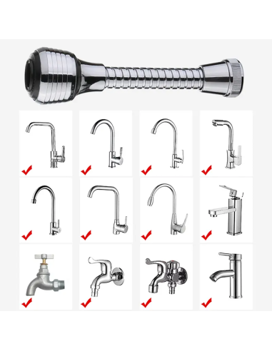 Brise-jet flexible mélangeur robinet de cuisine...