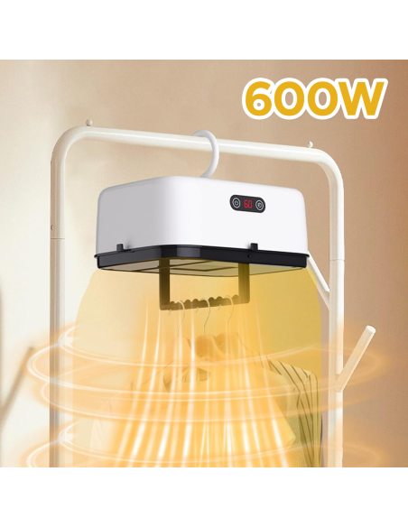 Sèche-linge Portable de Voyage pour Lingerie et Vêtements d'Enfants, Sac Inclus