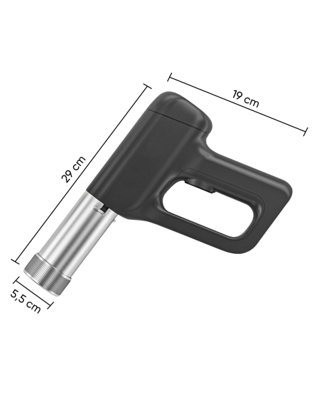 Machine à Pâtes Électrique Portable Sans Fil en Inox avec 5 Moules