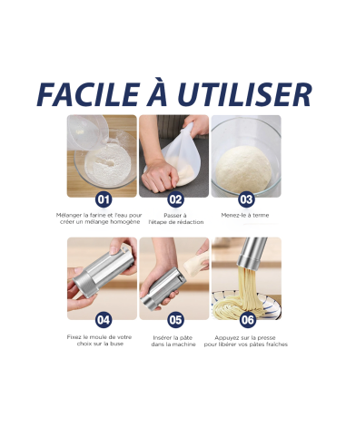 Machine à Pâtes Électrique Portable Sans Fil en...