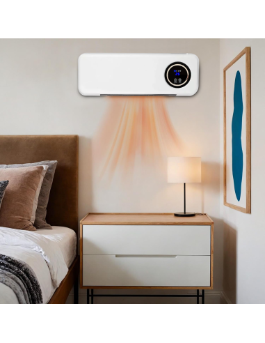 Radiateur soufflant mural 2000W avec...