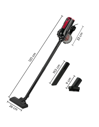 Aspirateur Cyclonique 1000W 3 en 1 Balai...