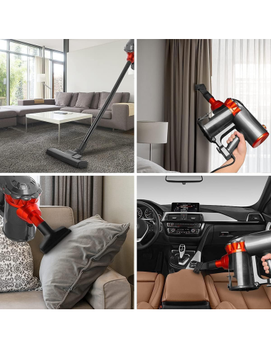 Aspirateur Cyclonique 1000W 3 en 1 Balai...