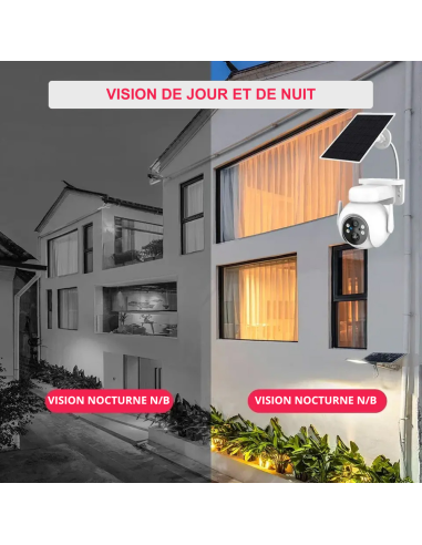 Caméra de vidéosurveillance Recharge Solaire...