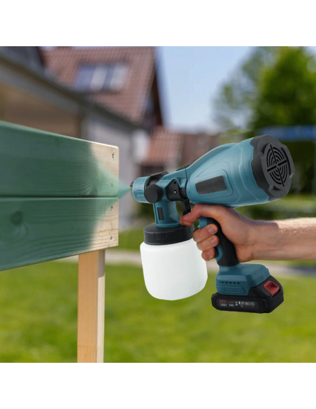 Pulvérisateur sans fil 48V avec pistolet et réservoir 800ml