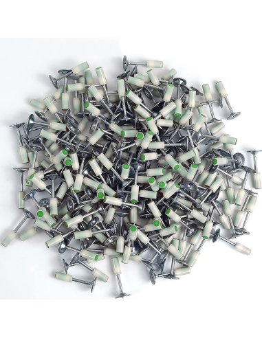 50 clous pour pistolet manuel, rivets ronds...