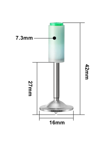 100 clous métal 7mm pour pistolet manuel, béton...