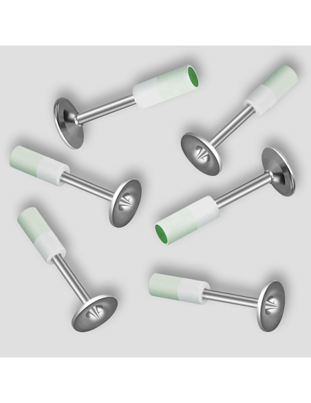 100 clous métal 7mm pour pistolet manuel, béton et fer, rivets ronds