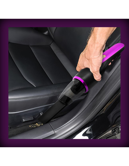 Aspirateur sans fil 100W, aspirateur à miettes pour voiture, balai HEPA