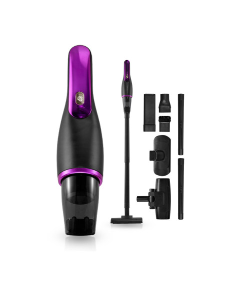 Aspirateur sans fil 100W, aspirateur à miettes pour voiture, balai HEPA