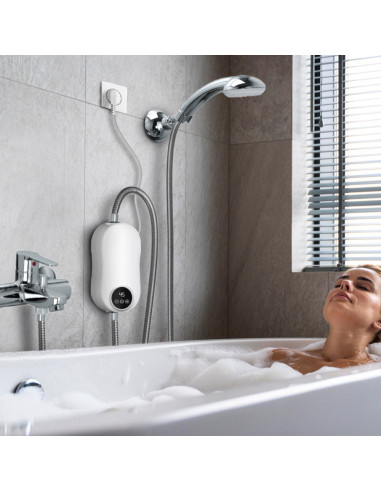 Chauffe-eau instantané électrique 3500W avec...