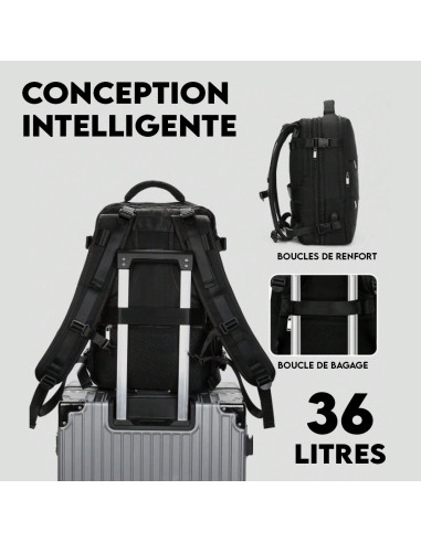 Sac à dos cabine avec USB, pour PC, avion,...