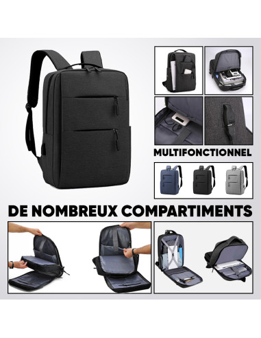 Sac à dos cabine avec USB, pour PC, avion,...