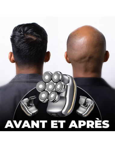 Rasoir Électrique Homme 5 en 1 Étanche,...