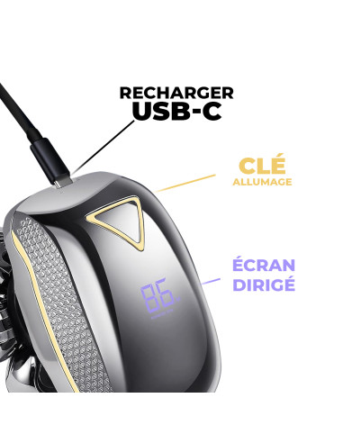 Rasoir Électrique Homme 5 en 1 Étanche,...