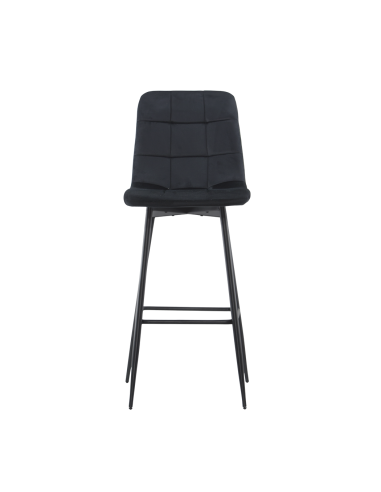 Lot 2 tabourets velours VELVETTE, structure...