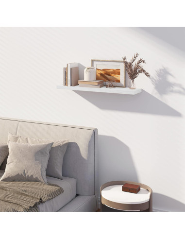 Étagère murale porte-objets 80x23,5x3,8 MDF,...