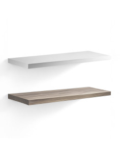 Étagère murale porte-objets 80x23,5x3,8 MDF, design...