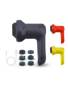 Masseur Corporel Électrique Rechargeable avec 4 Têtes et...