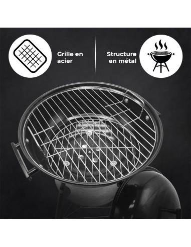 Barbecue Rond Enrico Coveri BBQ Charbon...