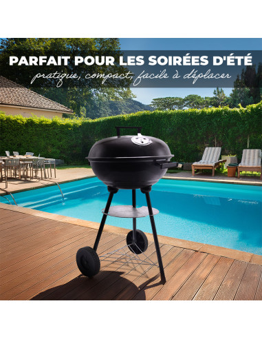 Barbecue Rond Enrico Coveri BBQ Charbon...