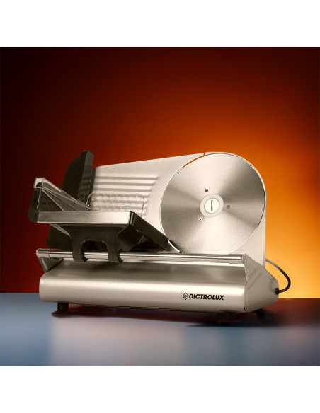 Trancheuse Électrique Erice 150W Épaisseur Réglable Lame en Acier 22cm