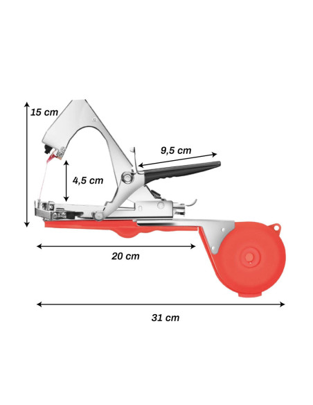 Pince Liante Manuelle à Bande pour Plantes, Attacheuse de Jardinage et Vignobles