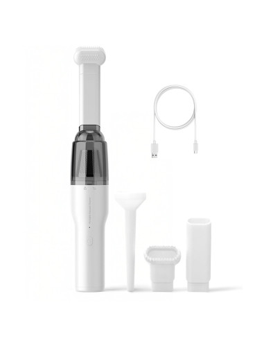 Mini Aspirateur Souffleur 2 en 1, Rechargeable, avec Filtre HEPA