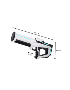 Pistolet à eau électrique automatique, batterie rechargeable, portée 10m