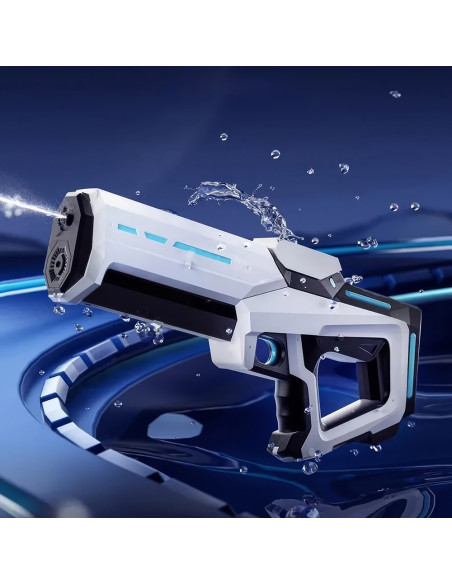Pistolet à eau électrique automatique, batterie rechargeable, portée 10m