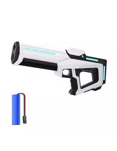 Pistolet à eau électrique automatique, batterie rechargeable, portée 10m
