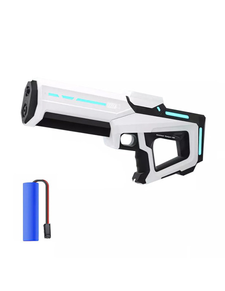 Pistolet à eau électrique automatique, batterie rechargeable, portée 10m