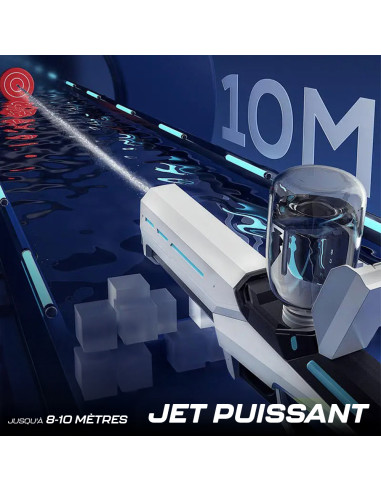 Pistolet à eau électrique automatique, batterie...