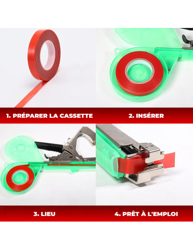 20 rouleaux de ruban + 10 000 agrafes pour...