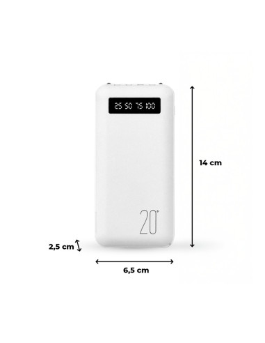Power Bank 20000mAh Chargeur Rapide Portable...