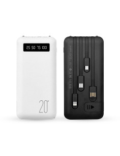 Power Bank 20000mAh Chargeur Rapide Portable avec 4...