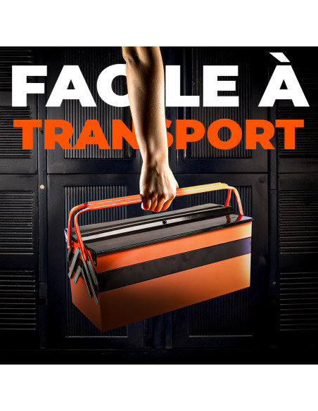 Mallette à Outils Portable – Coffret avec 168 Outils de Bricolage