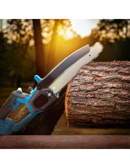 Tronçonn euse Électrique 8° Double Batterie 48V à Huile Portable avec Mallette