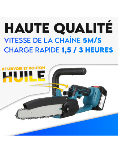 Tronçonn euse Électrique 8° Double Batterie 48V...