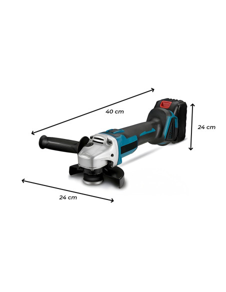 Meuleuse d'angle sans fil électrique double batterie 48V disque métal 5 pouces