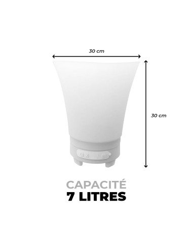 Seau à glace 7L porte-bouteilles RGB Bluetooth...