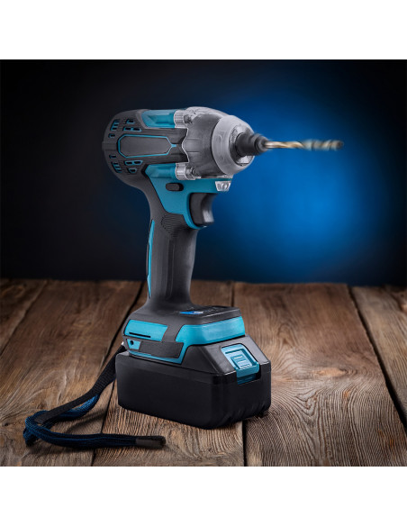 Perforateur visseuse 48V double batterie avec mallette et accessoires