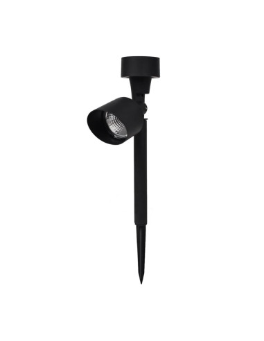 Lampe à recharge solaire 37 cm pour extérieur avec piquet plantable pour jardin