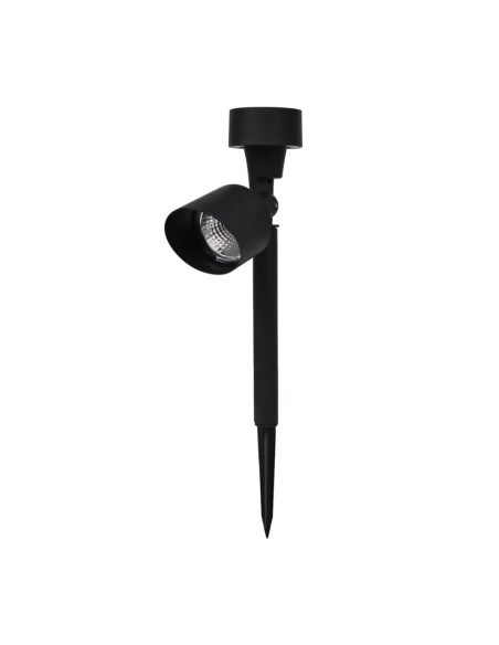 Lampe à recharge solaire 37 cm pour extérieur avec piquet plantable pour jardin