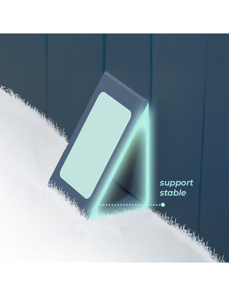 Piscine rigide pliable non gonflable en PVC capacité 330L pour enfants et chiens