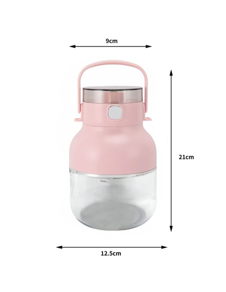 Mixeur blender électrique rechargeable portable 500 ml sans fil avec paille