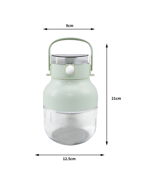 Mixeur blender électrique rechargeable portable 500 ml sans fil avec paille