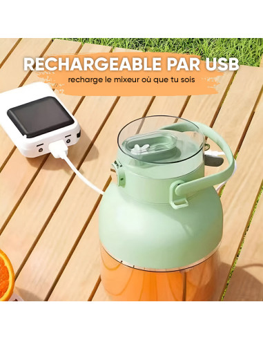 Mixeur blender électrique rechargeable portable...
